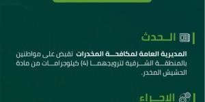 القبض على شخصين بالشرقية روّجا (4) كجم من الحشيش - ستاد العرب